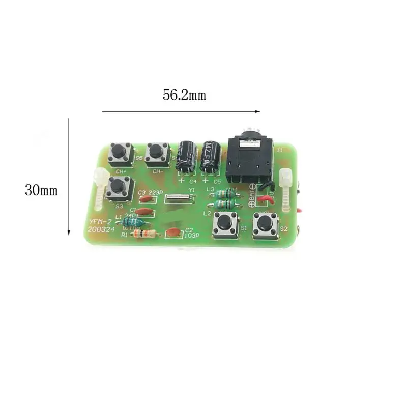 1 ชุดวิทยุ FM สเตอริโอชุดวิทยุดิจิตอลการผลิตอุปกรณ์เสริม DIY วิทยุอะไหล่ซ่อม D46B