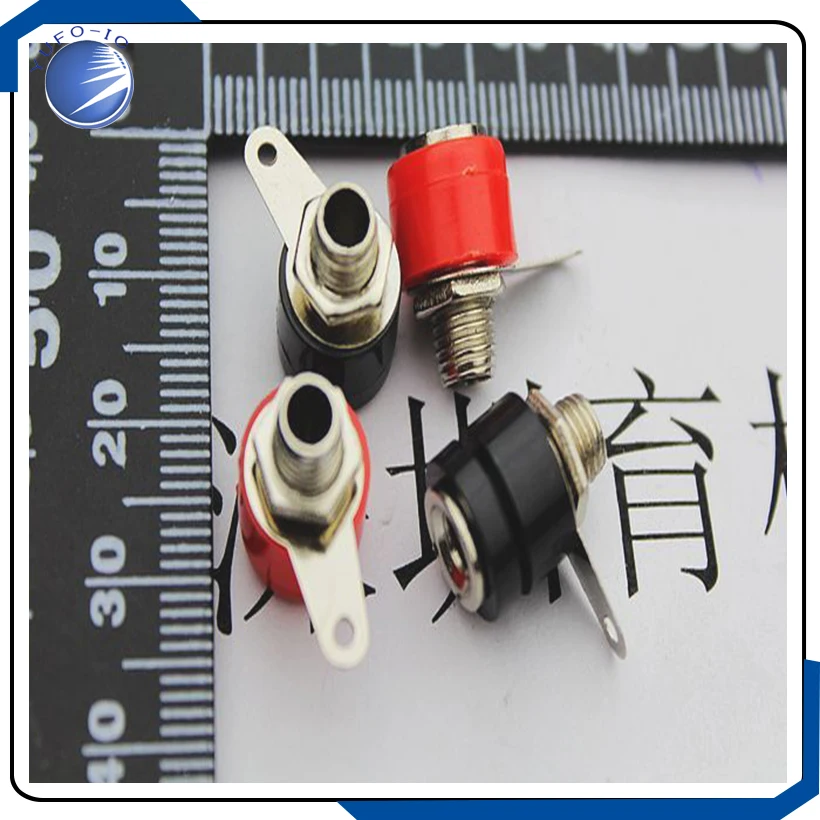 10PCS/LOT  The 1 banana Jack matching 4MM banana banana plug head terminal