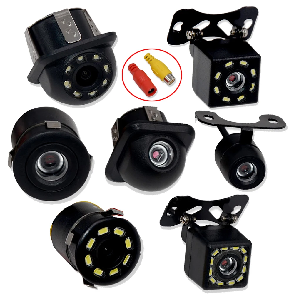 Car Rear View Camera 12IR Night Vision Reversing Automatic Parking Monitor CCD IP68 Waterproof 170 Degree High-Definition Image