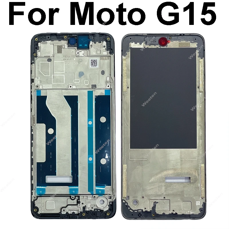 LCD Screen Middle Frame LCD Plate Panel Frame Housing Cover For Motorola Moto G04 G05 G14 G24 G24 G34 G54 G84 G15 G35 G45 Power