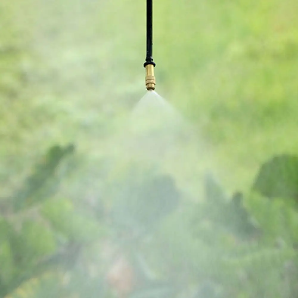 Garden Supplies Cooling Misting Nozzle Adjustable Copper Spray Sprinkler Micro Dedusting Sprayers Lawn Irrigation