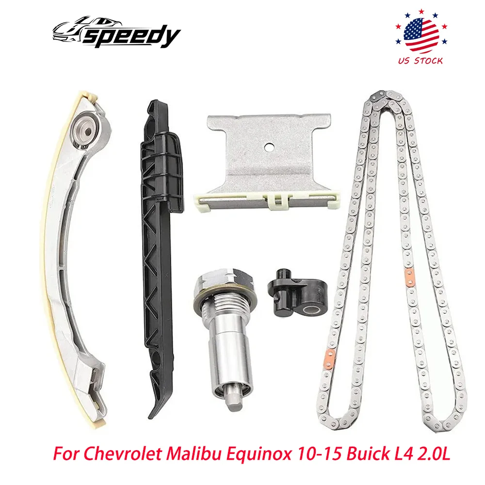 

Silver Timing Chain Kit For Chevrolet Malibu Equinox 10-15 Buick L4 2.0L 2.2L 2.4L DOHC