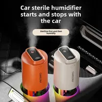 Car Humidifier 2000mAh Built-in Battery Wireless Use Antibacterial Air Purifier Aroma essential Oil Diffuser Home High Quality
