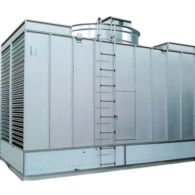 80T100T120 الفولاذ المقاوم للصدأ التبريد 10-1000T برج التبريد عبر تدفق عداد التيار مربع عالية التردد فرن التبريد المجهزة