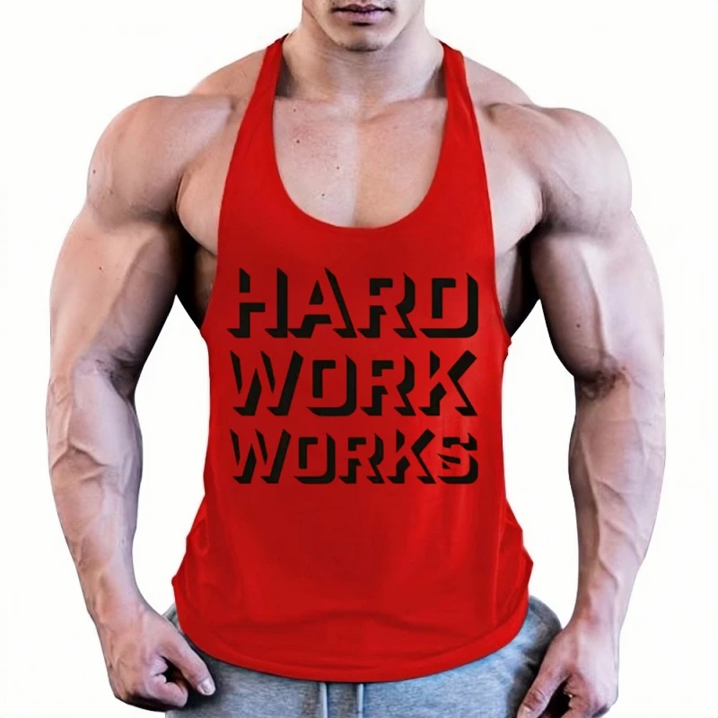 

2025 Men's Cotton Sleeveless Racing Vest - Bodybuilding and Gym Fitness Vest, Breathable Street Muscle Shirt, Soft Fabric