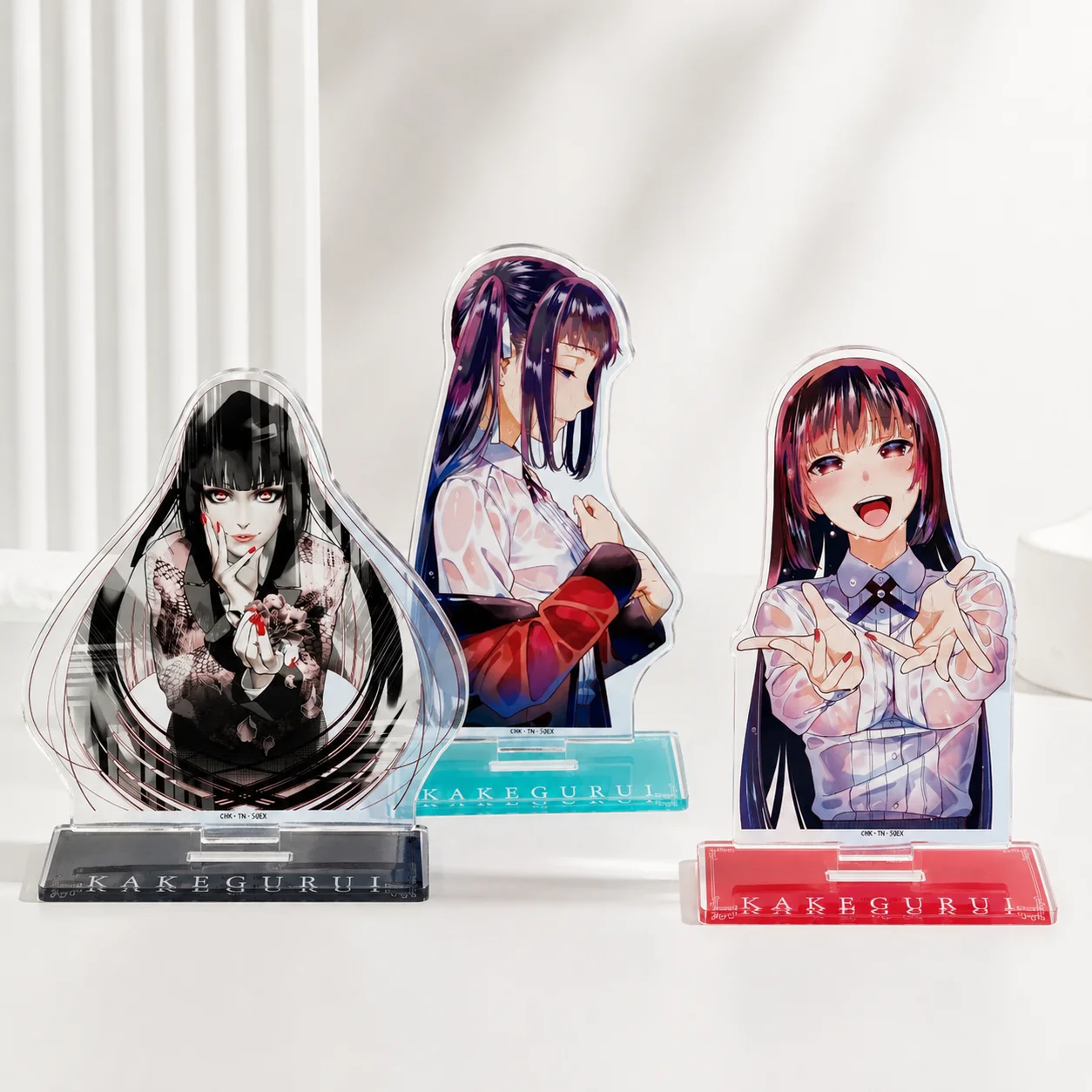 Kakegurui, Jugador Compulsivo, Figura Decorativa de Acrílico para Escritorio, Personaje de Anime de Juego Privado, Decoración de Mesa Coleccionable