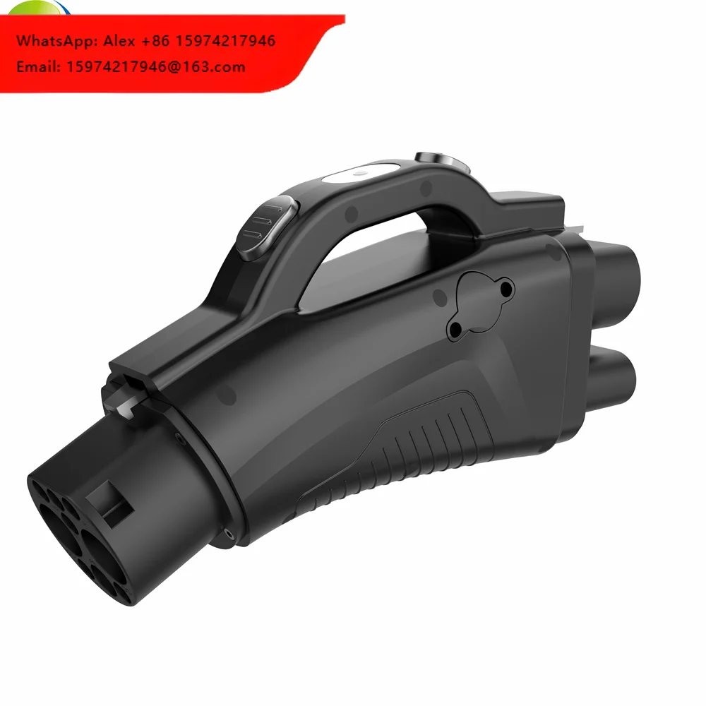 300A CCS2 To GBT DC Fast Charging Adapter Car Accessories Ev Charger Connector Ccs2 To Gb/t Adapter For Id4 Id6