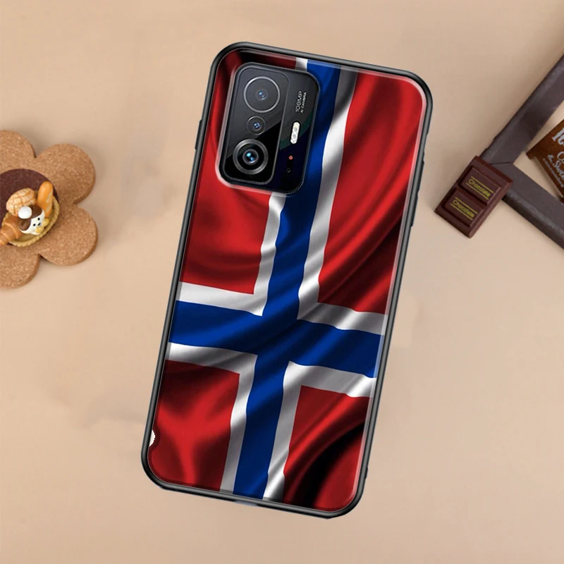 Norway Flag For POCO X5 X4 X3 F5 Pro M4 M5s F3 F4 GT C40 Phone Case For Xiaomi 12T 11T 13 Pro 12 Lite