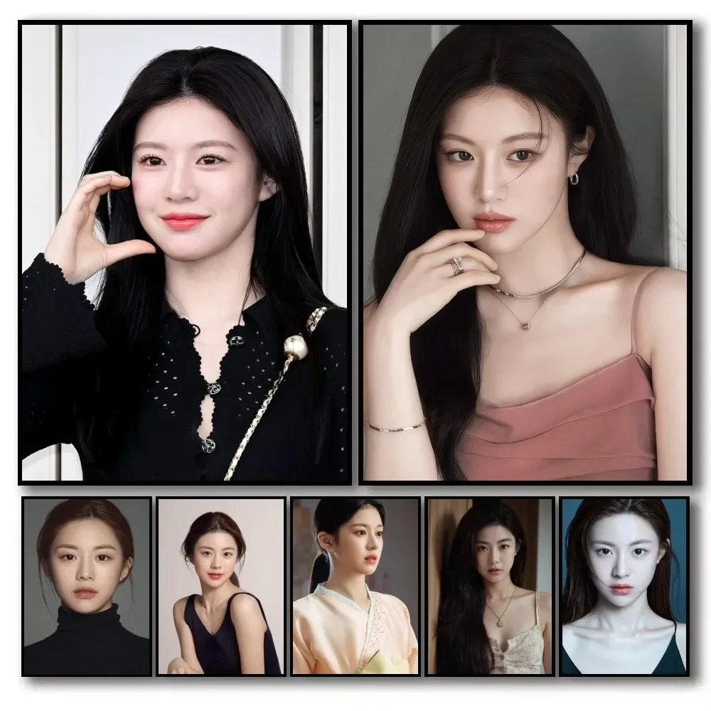 1PC G-Go Y-YoonJungS Actor Poster Self-adhesive Art Waterproof Paper Sticker Coffee House Bar Room Wall Decor