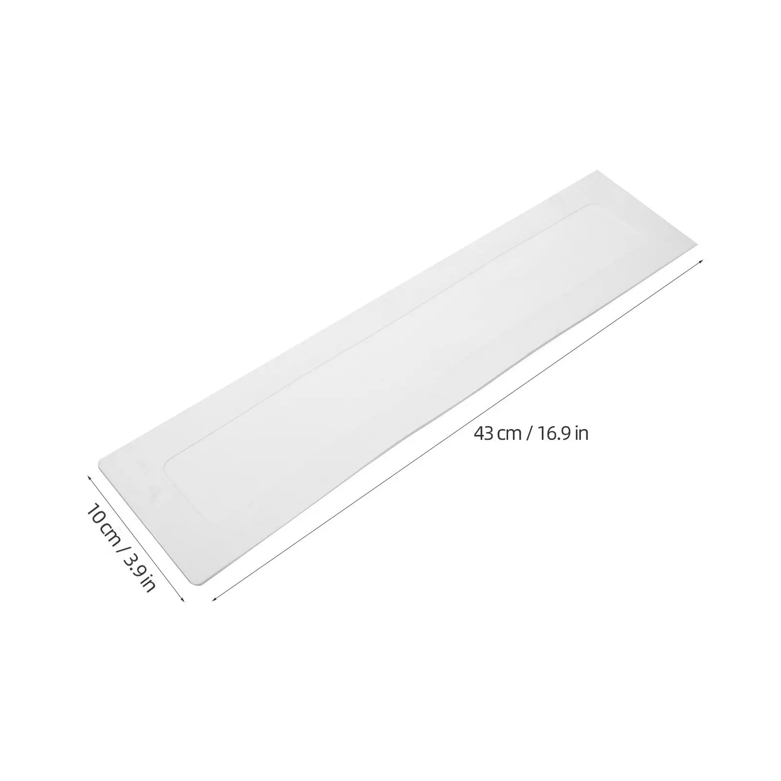 Premium Baseball Training Board for Pitchers Flat Marker Mat Portable Lightweight Indoor Outdoor Practice Aid White