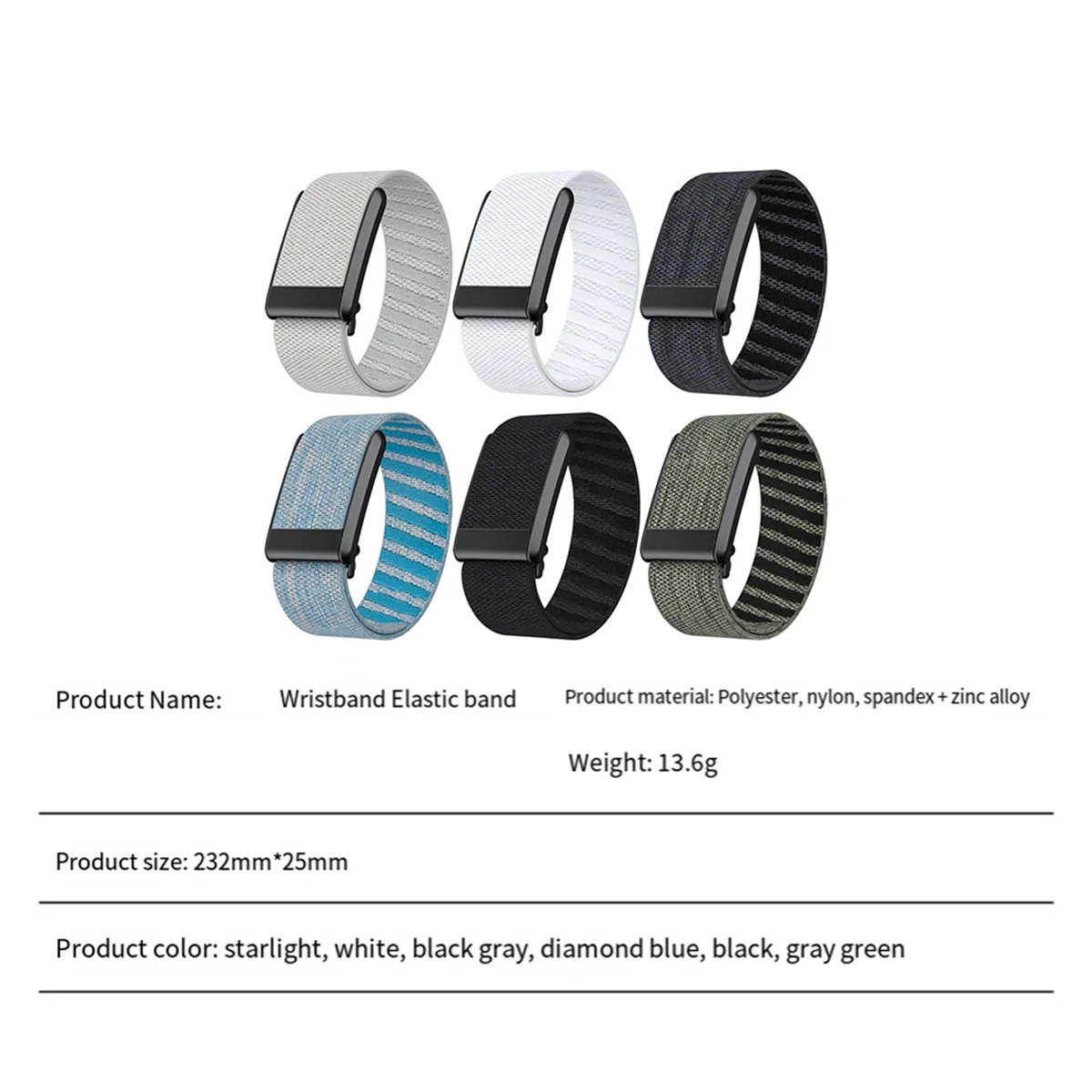 Practical Breathable Wristbands Compatible for Whoop Bands WHOOP 4.0 Sensor Sport Band F
