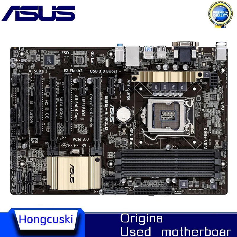 

Для ASUS B85-A R2.0 б/у LGA 1150 для Intel B85 материнская плата разъем LGA1150 DDR3 SATA3 USB3.0 SATA3 настольная материнская плата