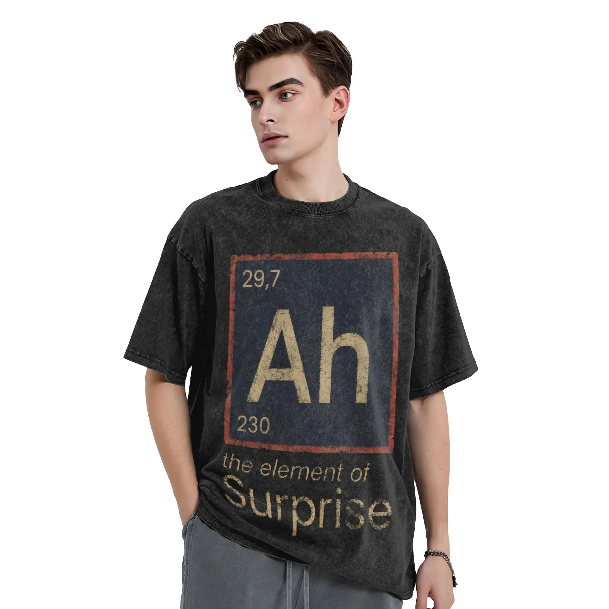 Men Ah! The Element of Surprise T-Shirts  Tees Summer Funny Short-Sleeve T-Shirt O Neck Fashion Pattern Tee Shirt Wholesale