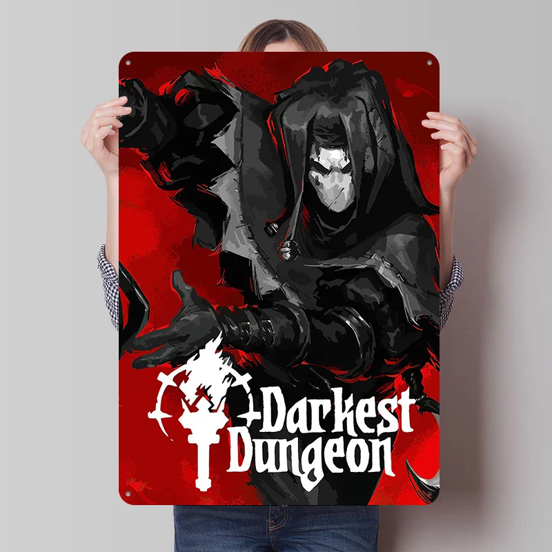 أحلك الزنزانة شخصية الفن المطبوعة ملصق تخصيص جدار الفن الرجعية خمر معدن القصدير علامات للمنزل غرفة القهوة بار ديكور