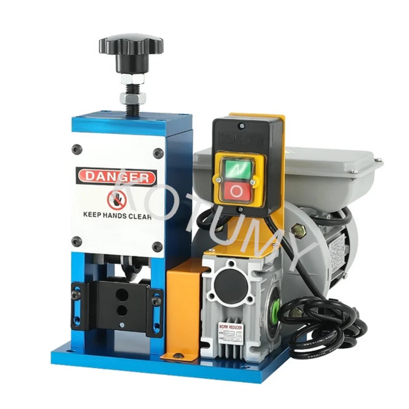 Electric Wire Stripping Machine Cable Stripper Peeling Fully Automatic Removing Plastic Rubber Tools 0.18kw 110/220V