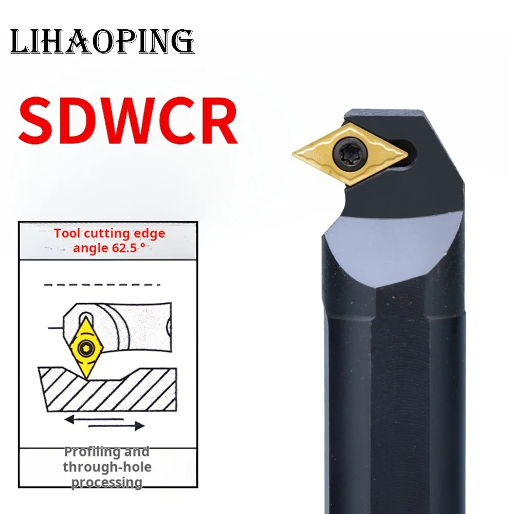 

SDWCR SDWCL Internal Tools Holder S08K-SDWCR07 S08K S10K S12M S14N S16Q S20R S25S S32T SDWCR07 SDWCR11 SDWCL07 SDWCL11