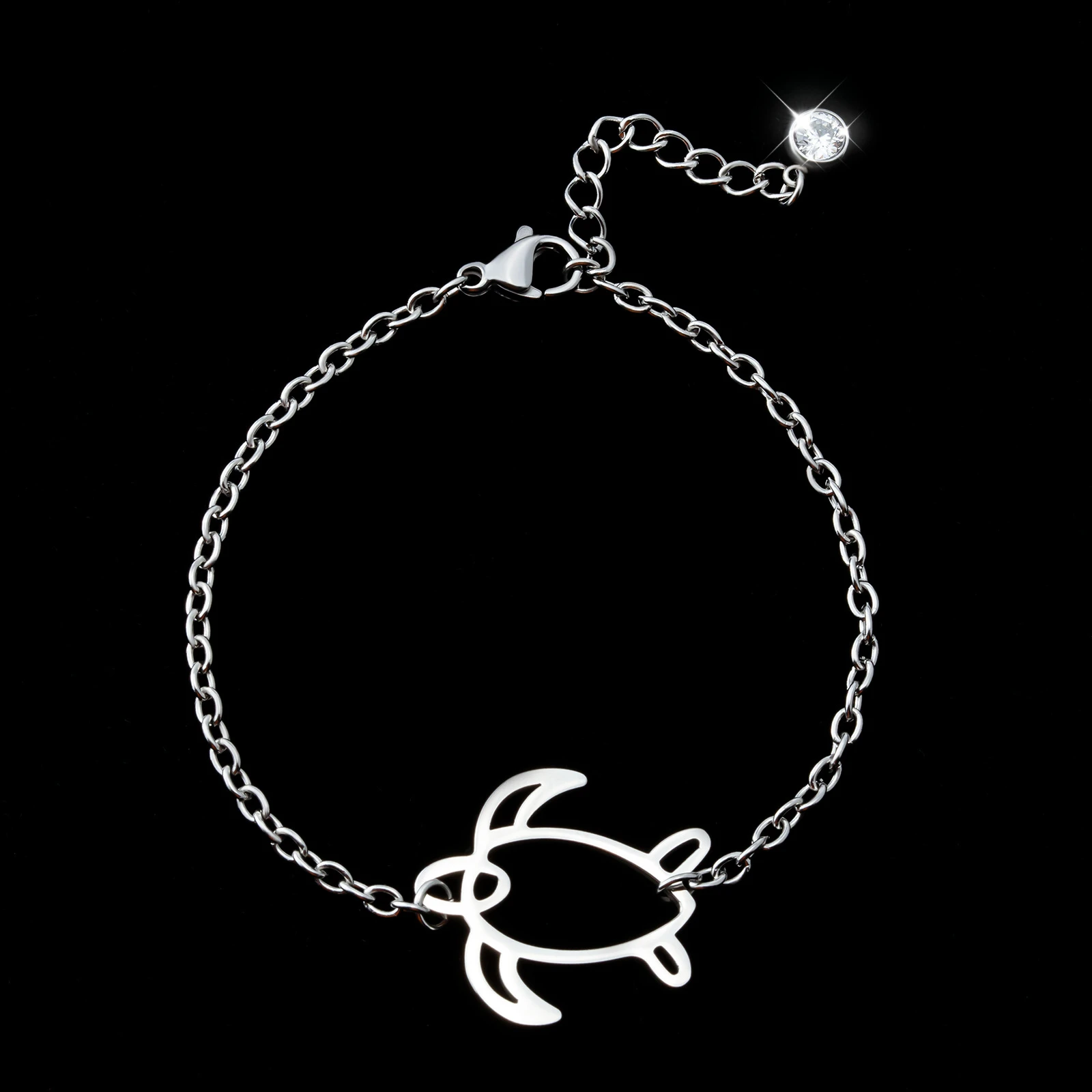 bracelet turtle Cutout Turtle Pendant Bracelet for Girl Trend Women's Jewelry for Lover Anniversary Gift
