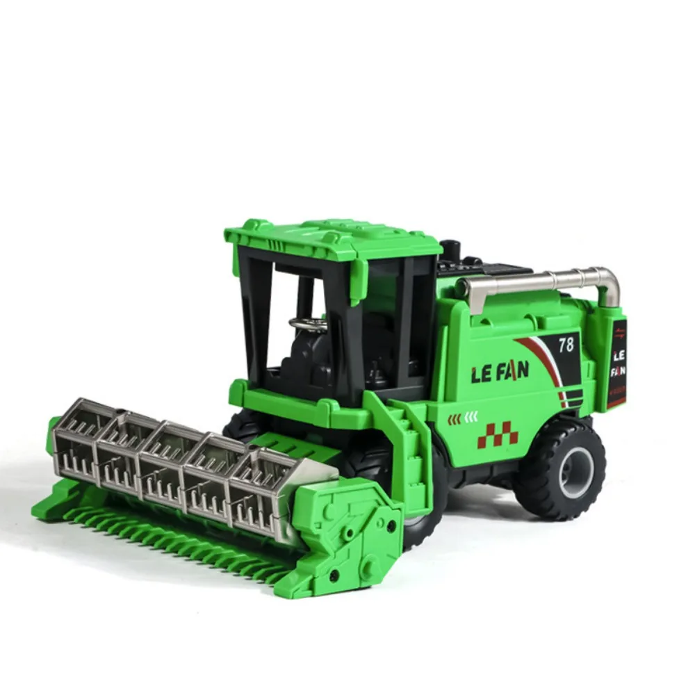 

Harvester Simulation Farm Harvester Toy Crane Dump Truck Kids Farmer Cart Toy Manual Skills Tractor Toy