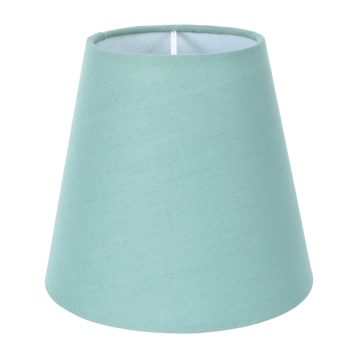 

1pc Retro Fabric Lampshade Cloth Table Lamp Cover Green PVC Linen Shade Bedroom Living Room Warm Lighting Dust Proof