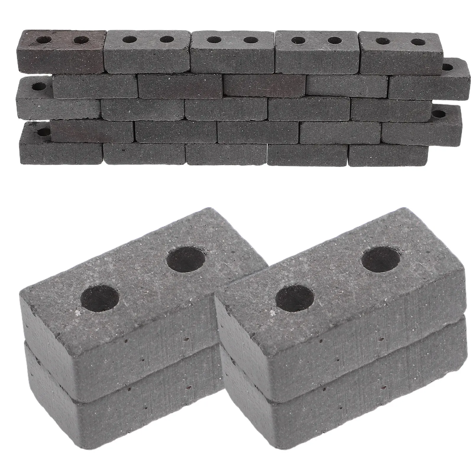 

40 шт. мини-кирпичиков, реалистичные имитации кирпичей, строительные блоки для миниатюрного сада, ландшафтного дизайна, аксессуары для DIY-конструкций