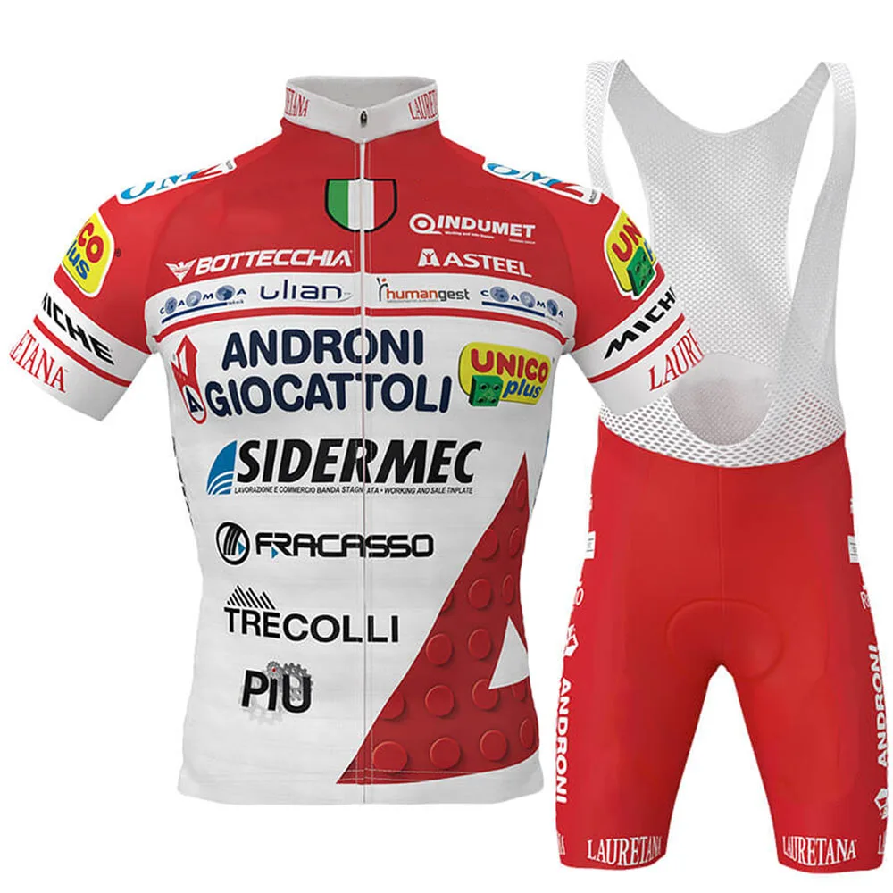 

Androni Cycling Jersey Set Italy Tour Clothing Men Road Bike Shirts Suit Bicycle Shorts MTB Maillot Culotte