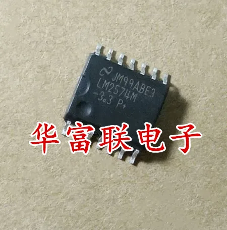 Free shipping   LM2574M-3.3  SOP-14    10PCS  As shown