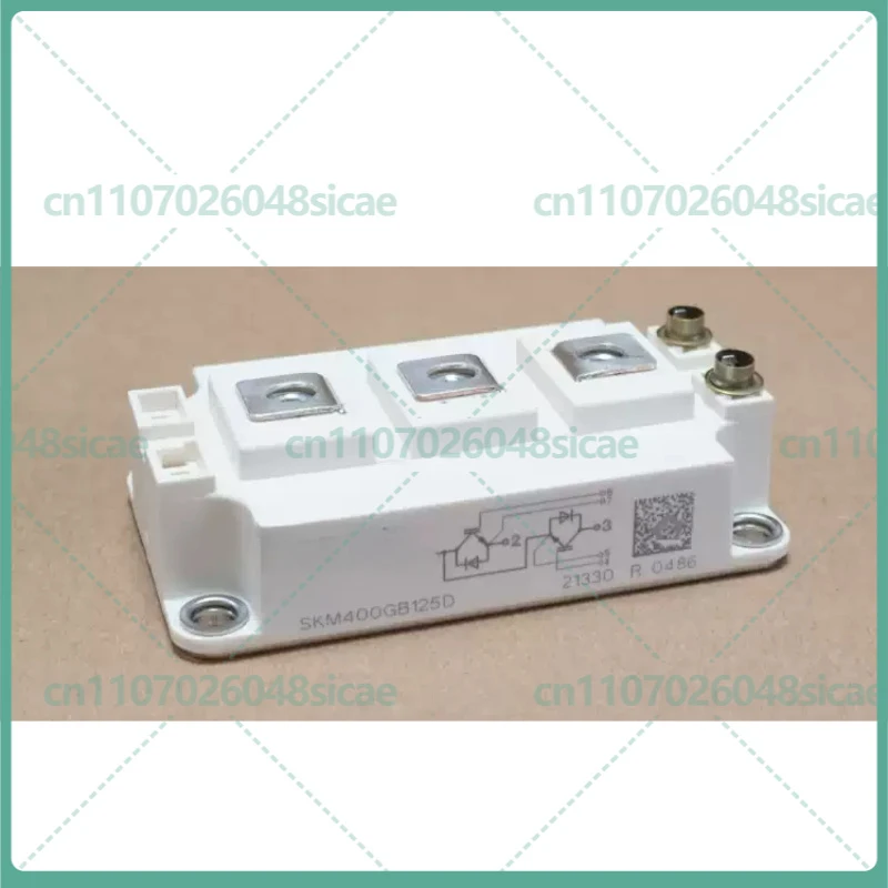 Módulo de Potência IGBT Duplo Semikron SKM400GB125D 1200V 400A Meia Ponte SEMITRANS 3