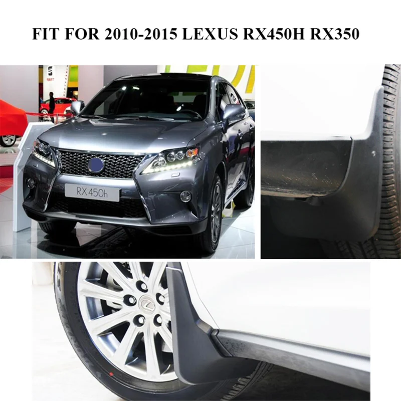 Mud Flaps For LEXUS RX RX270 RX300 RX350 RX450H 2010-2015 Mudflaps Splash Guards Front Rear Mud Flap Mudguards 2014 2013 2012 11