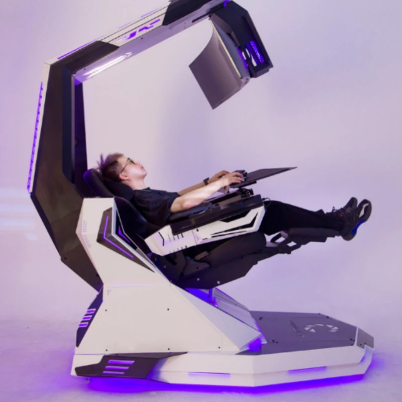 J20Plus Luxury Zero-Gravity Cockpit - Multi-Position Gaming Chair with Sit/Lie/Stand Modes