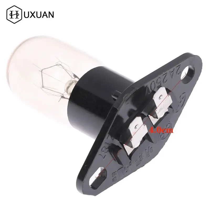 

250V 20W LED Microwave Oven Lighting Bulb Small Appliance Bulb With Base For Oven Stove Refrigerator Non-Dimmable