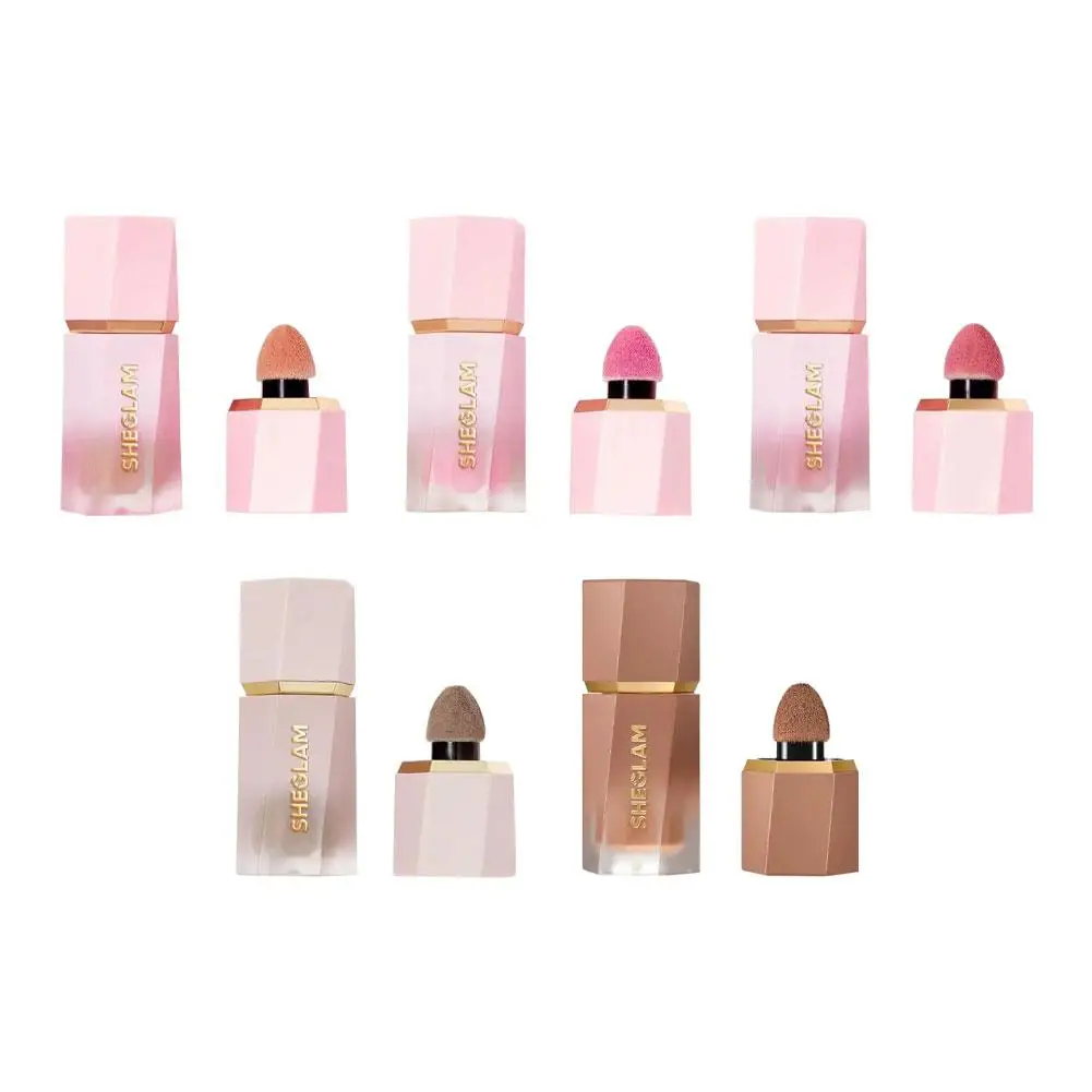 SHEGLAM Long Acting Liquid Powder Blusher Waterproof And Sweat Proof Powder Blusher+Face Repair Two In One Makeup