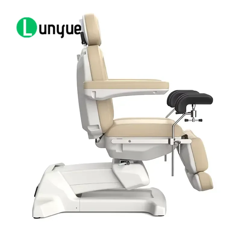 Electric Gynecological Examination Chair 4 Motors with Pedals Hospital Furniture Treatment Bed for Clinic Use Durable Medical
