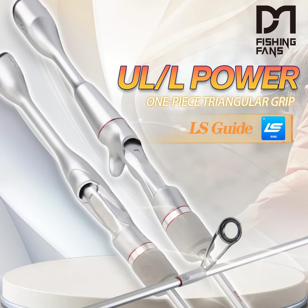 FISHINGFANS ORCA UL L Power Carbon Solid Tip Angelrute 1-7g 2-12g Ködergewicht 5' 5'6'' 6' 6'6'' Crappie Forelle Leichte Ultraleichte Angelrute