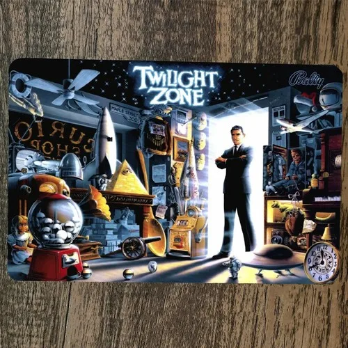 Twilight Zone  Metal Wall Sign Video Game Arcade Poster