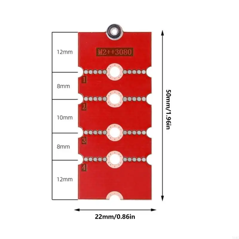 T8WC M.2 SSDS Extension Brackets Adapter Card per Case per computer PC supporta le 2230 a 80