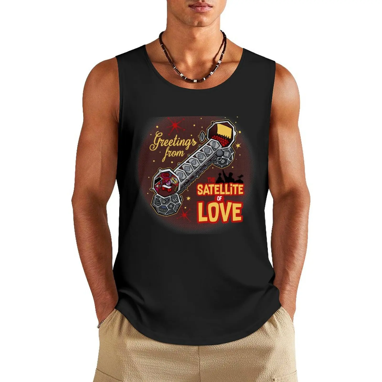 Satellite of Love - MST3K Tank Top Man gym clothes sexy clothes men man vest