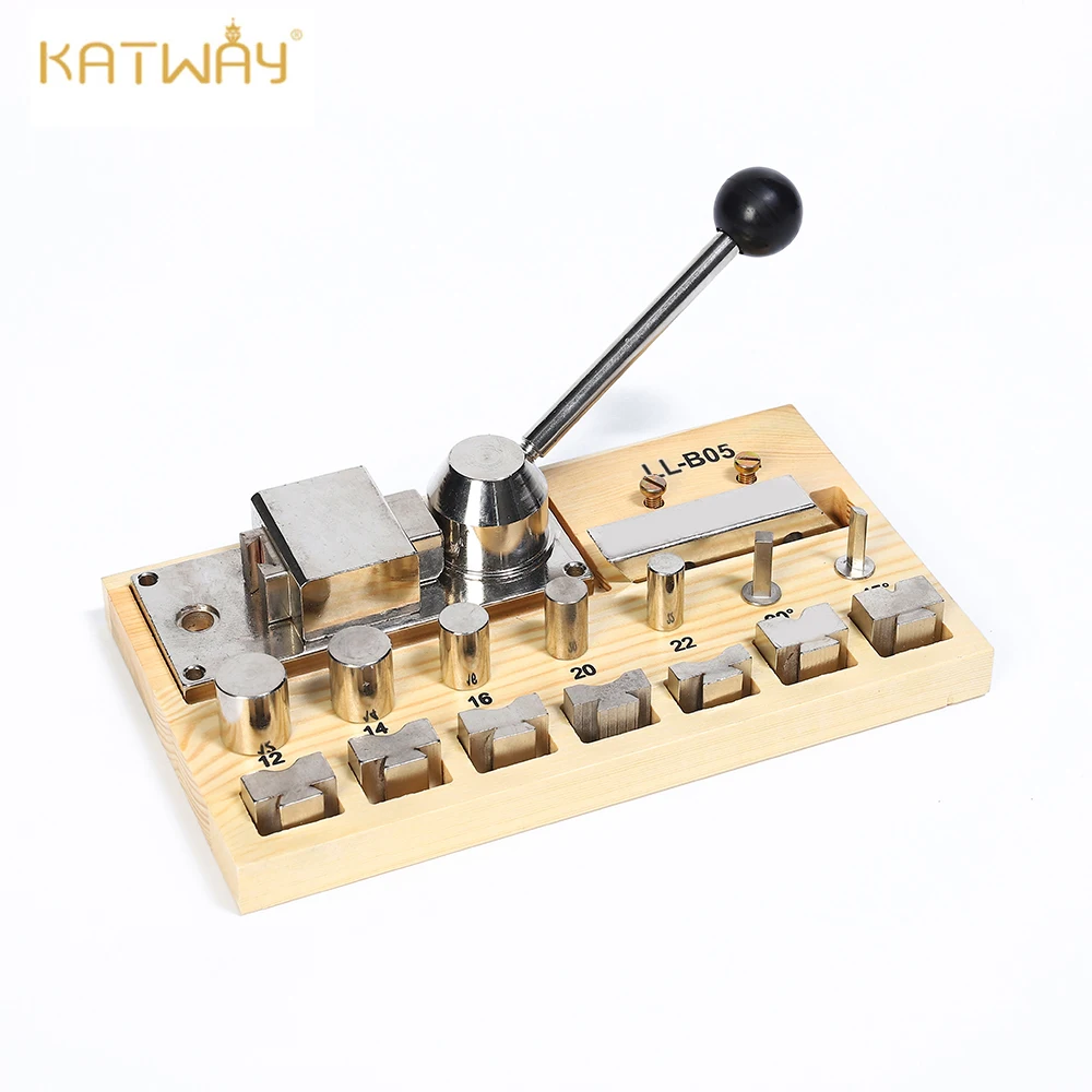 KATWAY Precision Small Ring Bending Tool for Craftsmanship Multi-function Handtool Press Brake Gold Rounding Machine LL-B05