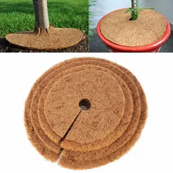 Thick Flower Pot Disc Mat High Quality Anti Grass Natural Coconut Fiber Weeding Barrier Tree Guard Mat Planters