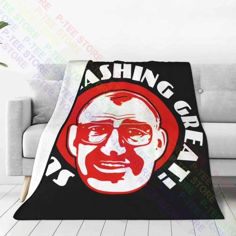 Bullseye Inspired Jim Bowen British 80S Tv Darts Gameshow Blanket Autumn High-Grade Machine Washable