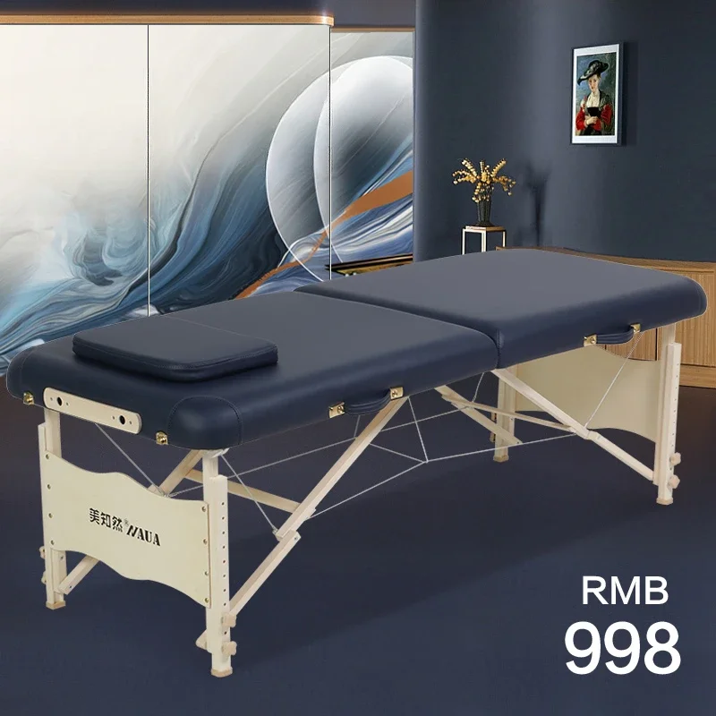 

Folding Physiotherapy Massage Bed Comfort Adjust Metal Beauty Portable Massage Bed Therapy Lit Pliant Salon Furniture WZ50MB