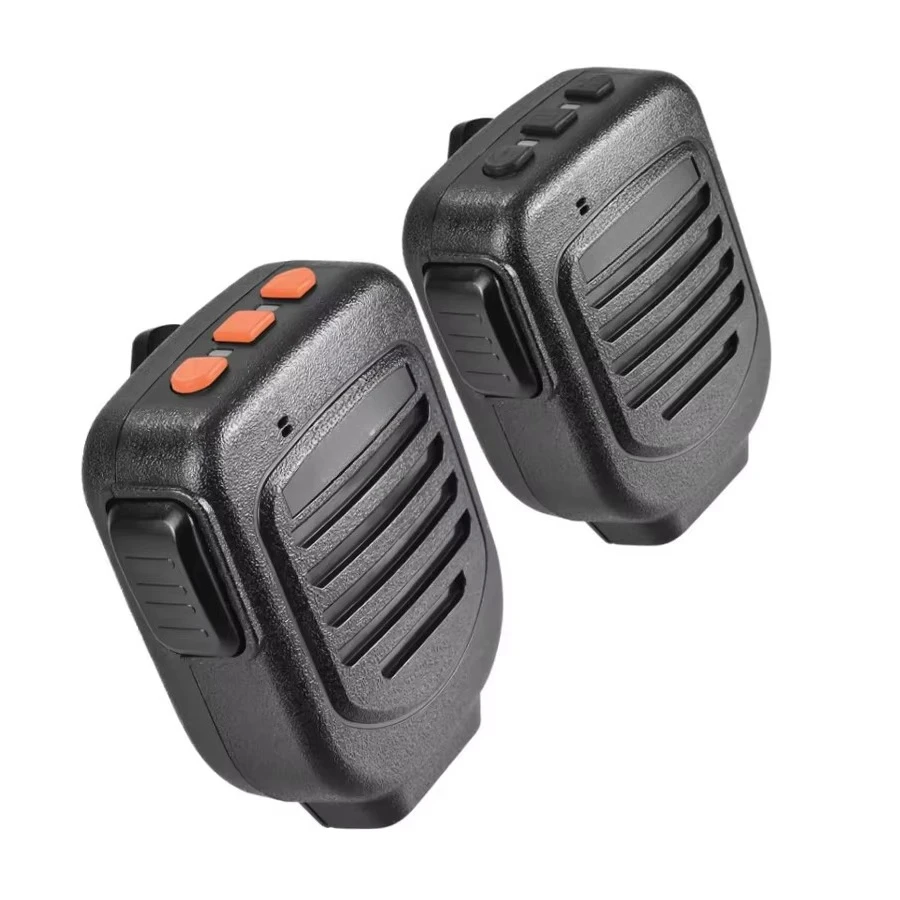 50pcs Waterproof Handheld Mic Radio Wireless PTT  Microphone Speaker Zello Walkie-talkie Push-to-talk Shoulder Microphones