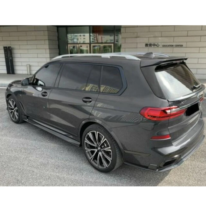 For Glossy Black Roof Spoiler Accessory New BMW X7 G07 LCI ABS Plastic Car Trunk Tail Wing Body Kit 2018-2023 Year