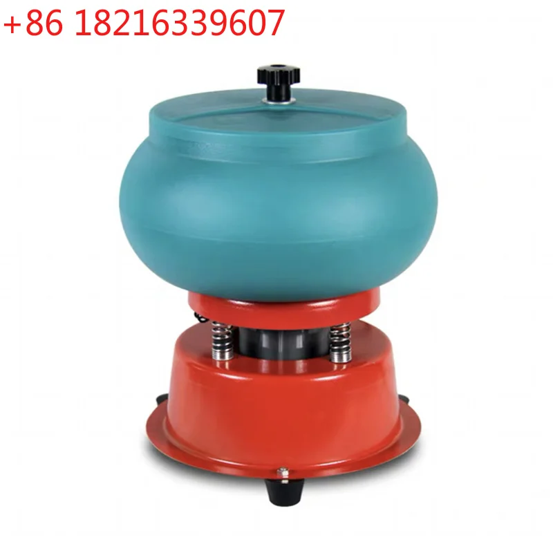 YAO NEW 12 inch Vibratory Tumbler, Jewelry vibration polishing bucket burnishing grinding rock Polishing drum Machine Making Too
