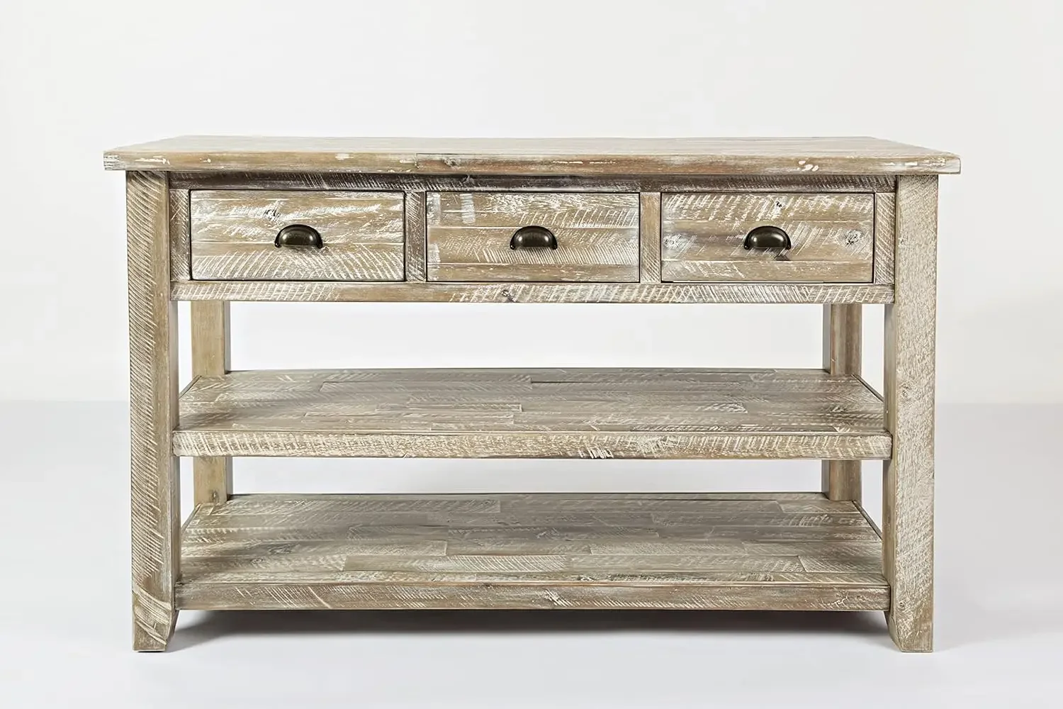 Artisan's Craft 50'' Distressed Acacia  Sofa Table