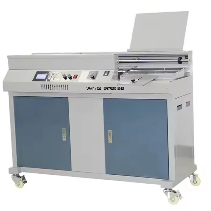 Auto Wireless Hot Glue Binding Machine for Notebooks 50R for Perfect Binder with Side Glue New Condition