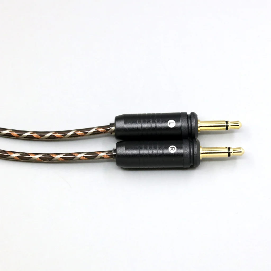 كابل سماعة أذن TypeX 25AWG Litz Shielding 7n OCC لسماعات Elex Elegia Stellia Celestee الإشعاع البؤري الشفاف ElearHeadphone LN008886 #5