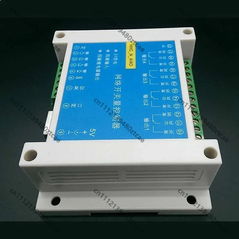 4 Channel Ethernet Relay Switch Delay Remote Control Module for Home Access
