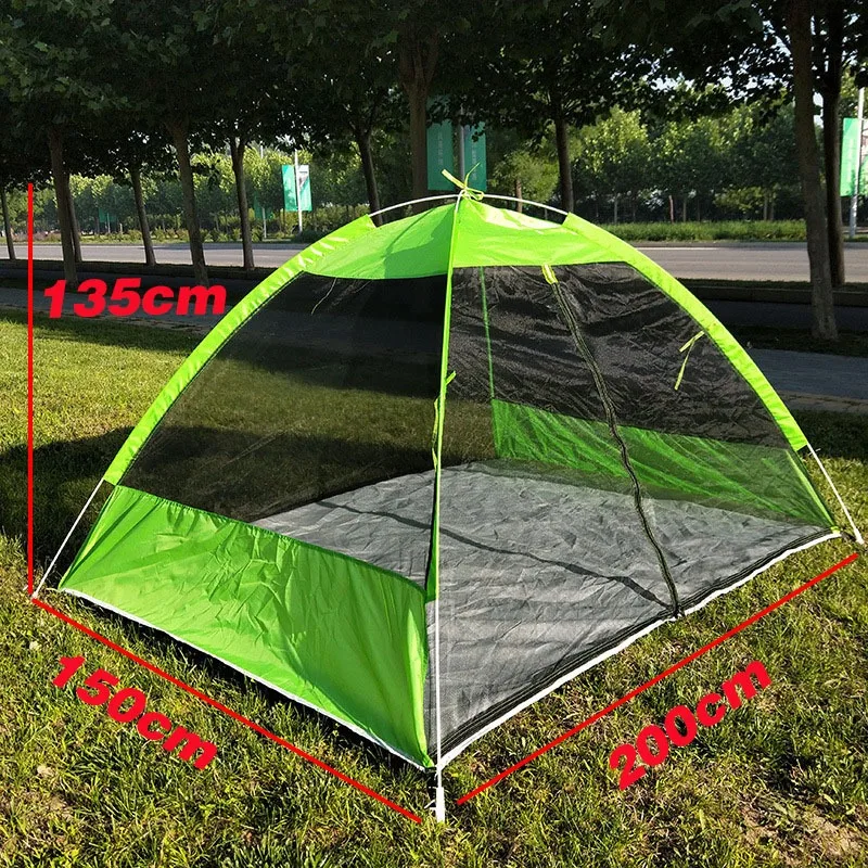 Imagem -06 - Tenda de Acampamento Ultraleve ao ar Livre Totalmente Automática Abertura Rápida Respirável Barraca de Malha Anti-mosquito Natureza Caminhada Turismo Suprimentos