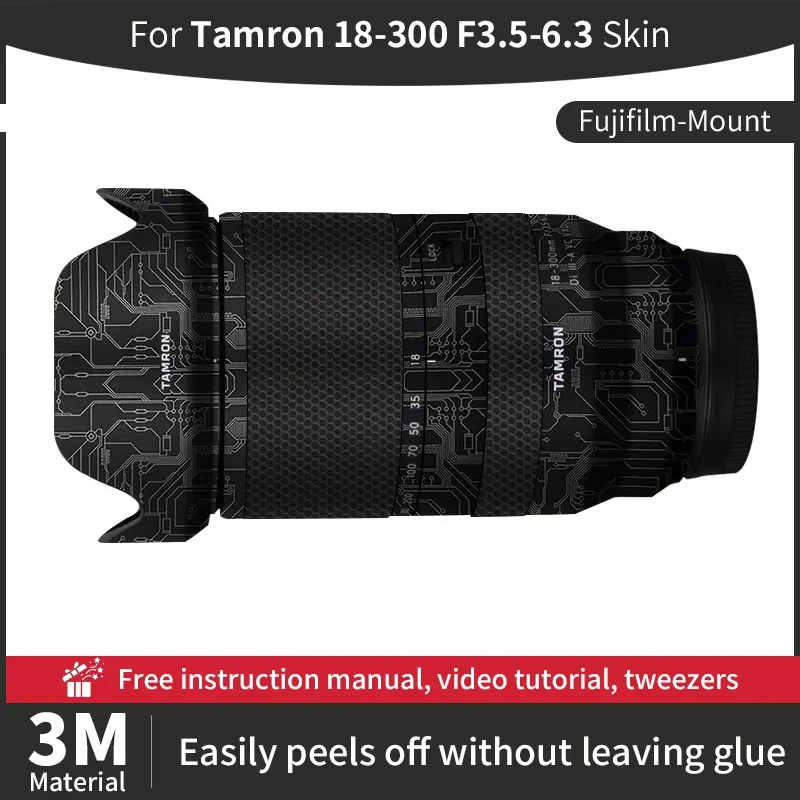 For Tamron 18-300 F3.5-6.3(B061) Camera Lens Skin Tamron 18 300mm Fujifilm Skin Anti-scratch Sticker protective film