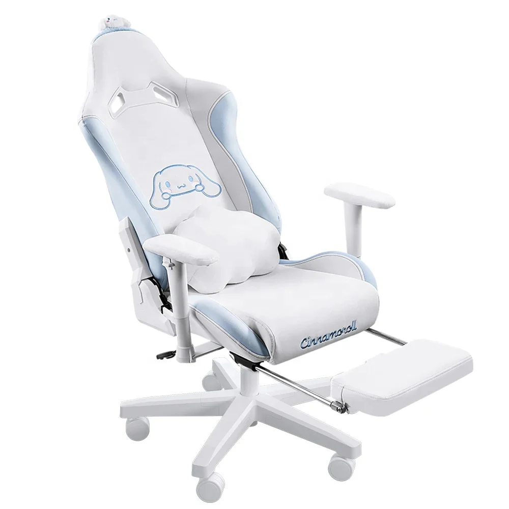 YYHCAbsolutely beautiful gaming chair DPD courier Good comfortable blue cute Cinnamoroll gaming racing chair with low price $79